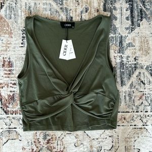 Cider Army Green Top